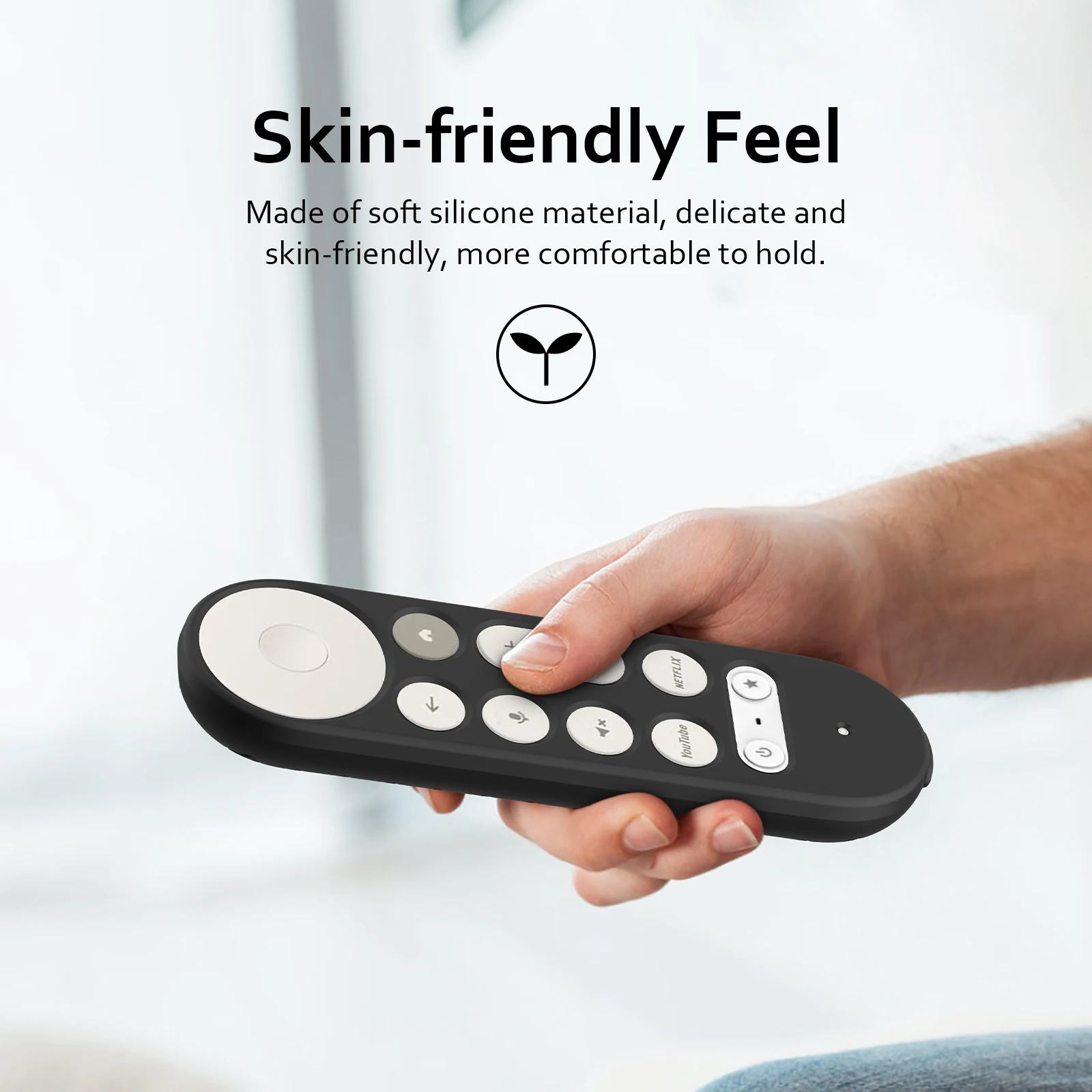 Case for Google TV Streamer 4K Remote, Protective Cover for Google Remote GY3LE, Silicone Case