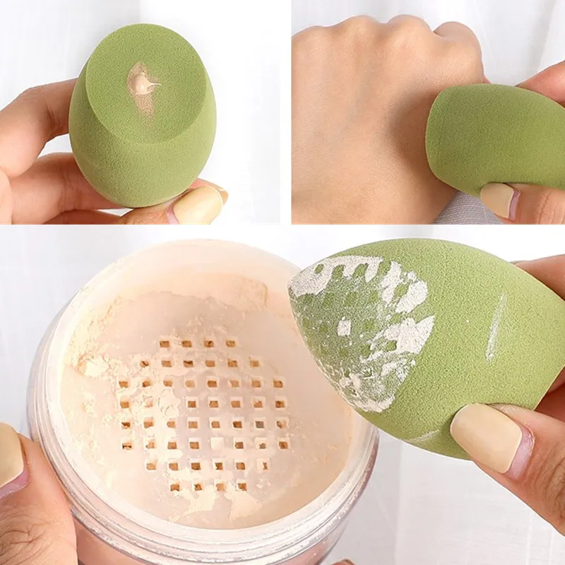 Cosmetic Puff Hot Two Types Professional Water Droplets Soft Sponge Makeup Foundation Powder Smooth Make Up Tools makeup sponge set makeup sponge powder puff makeup puff makeup puff set powder puff set cosmetic powder puff set