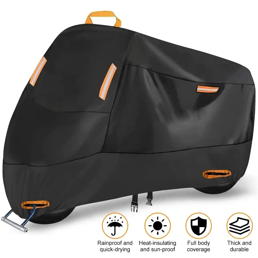 Waterproof Polyester Motorcycle Cover Outdoor Protection