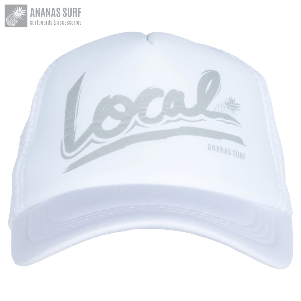 Ananas Surf Beach Cap Snapback With Mesh Foam Brim Kite Surf Water Sport Sun Hats Men Women Trucker Caps Boys Girls Not Sink