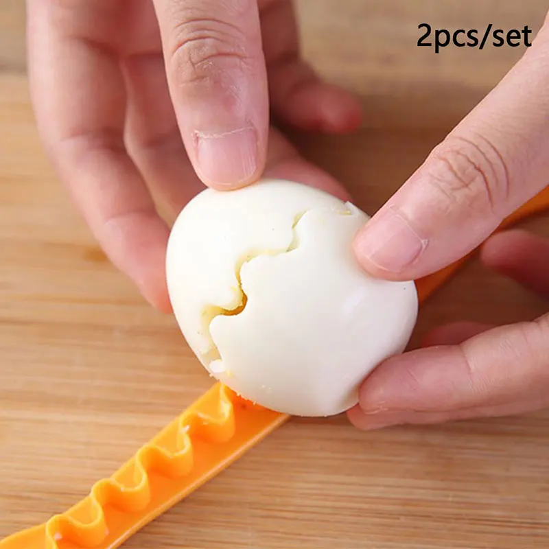 Creative Lace Egg Cutter 2 Pcs for Boiled Egg Cut Flower Styler egg slicer