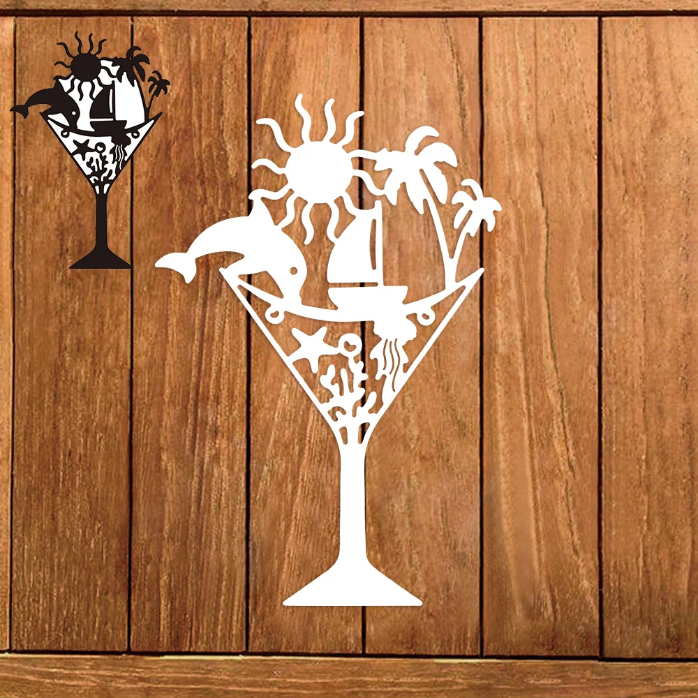 

The Seaside Scene Metal Cutting Dies DIY Card Album Photo Making Crafts Stencil Scrapbooking New 2023