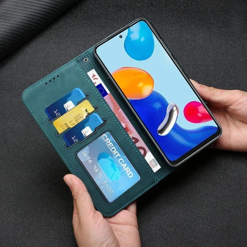 Wallet Case for Redmi Note 13 12S 12 Pro 11 11 Pro 10 10 9 Card Pocket Cover for Redmi 13 12C 10C 9C 9 9A 9T,phone case,leather phone case,leather wallet case,leather case,silicone phone case,carbon fiber case