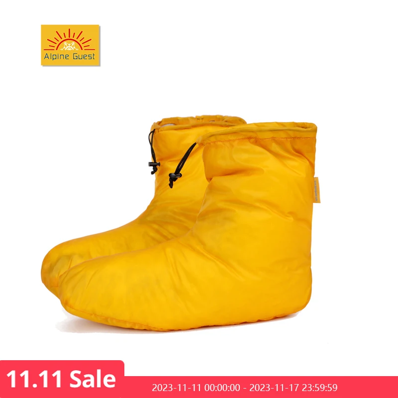 UltralightDownSocks10D7DCampingBootiesXLMenWinterWarmShoes
