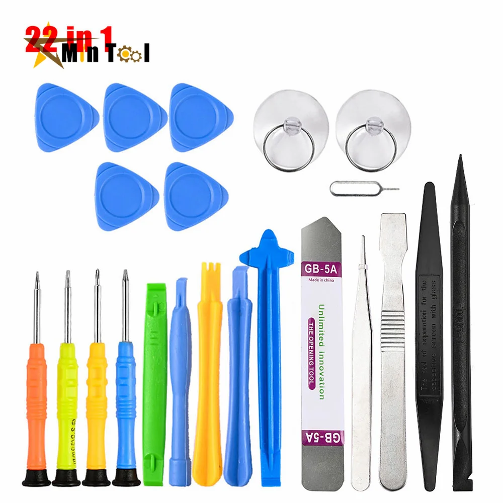 22 in 1/14 in 1 Mobile Phone Opening Screwdriver Set for iPhone Laptop Computer Disassemble Hand Tool Set  Repair Electical Tool