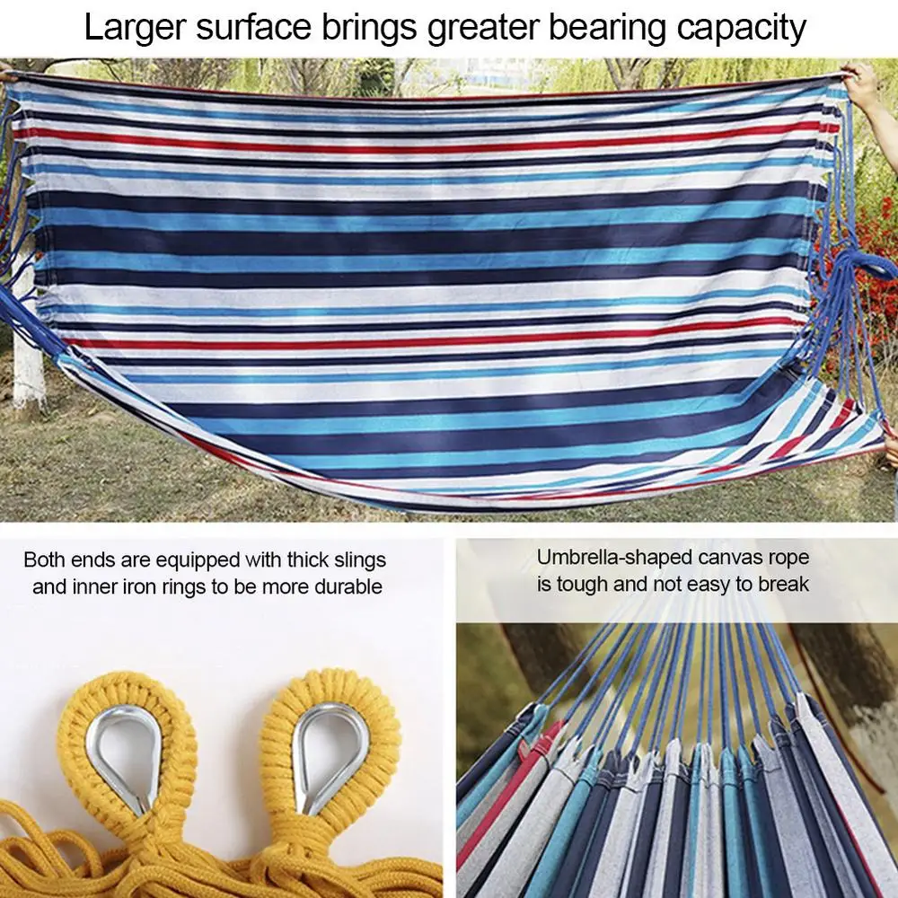 Portable Hammock Camping Thicken Swinging Chair Outdoor Hanging Bed Canvas Rocking Chair Not With Hammock Stand 7 Portable Hammock Camping Thicken Swinging Chair Outdoor Hanging Bed Canvas Rocking Chair Not With Hammock Stand 2