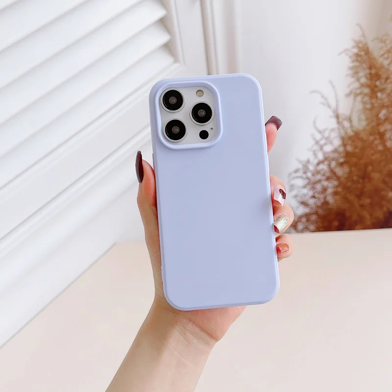 Vibrant Silicone Shockproof Phone Case - Soft Matte Finish