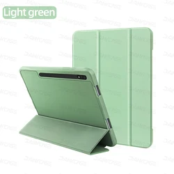 Versatile Tablet Case with Pen Tray - Premium Protection for S10 Plus 12.4 in (Light green)
