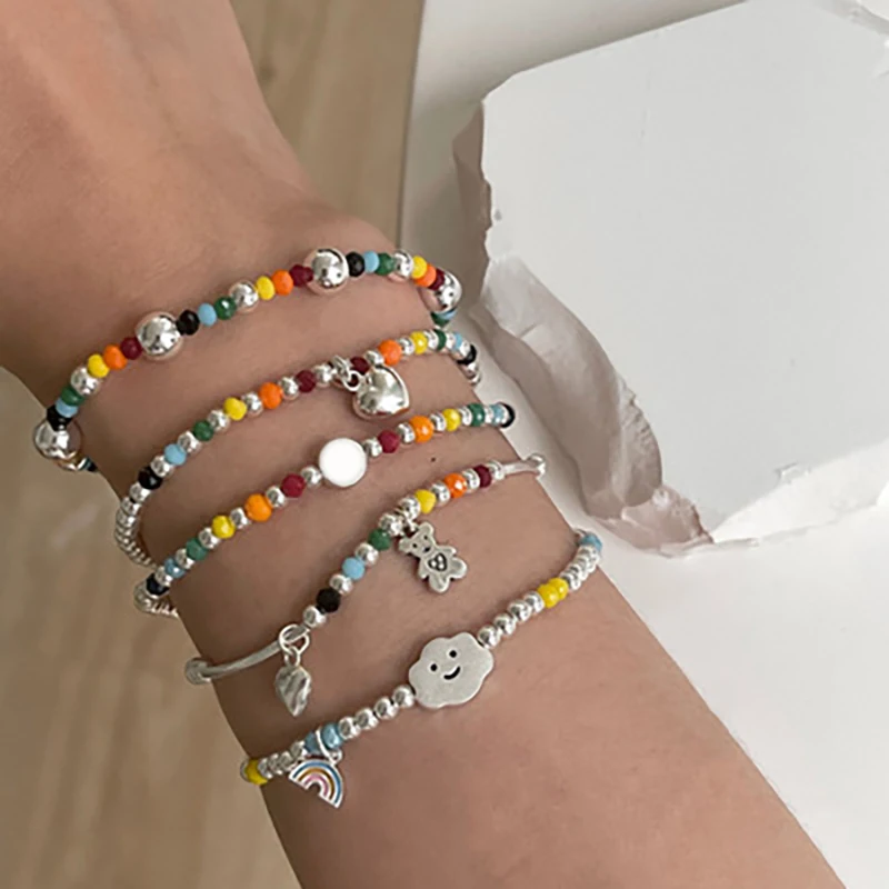 ☆韓国の人気☆【SPORTY&RICH】☆WELLNESS BEADS BRACELET☆ ☆韓国の人気☆【SPORTY&RICH】☆WELLNESS BEADS BRACELET☆