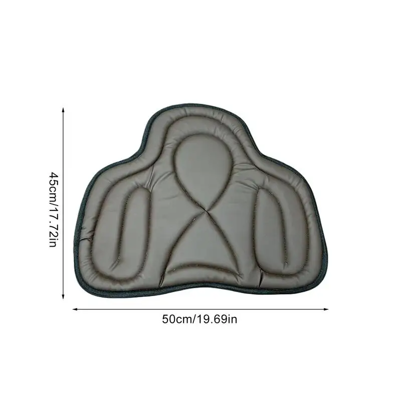 Horse Riding Saddle Pad PU leather Shock anti-slip Soft Equestrian Seat Pad Western Long Saddle Cushion equestrian supplies