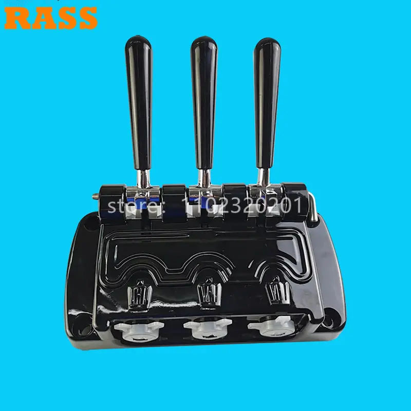 Front Panel Face Block Spare Discharge Valve Replacement For YKF VEVOR Ice Cream Machines With Rods Modelling Caps Three Holders