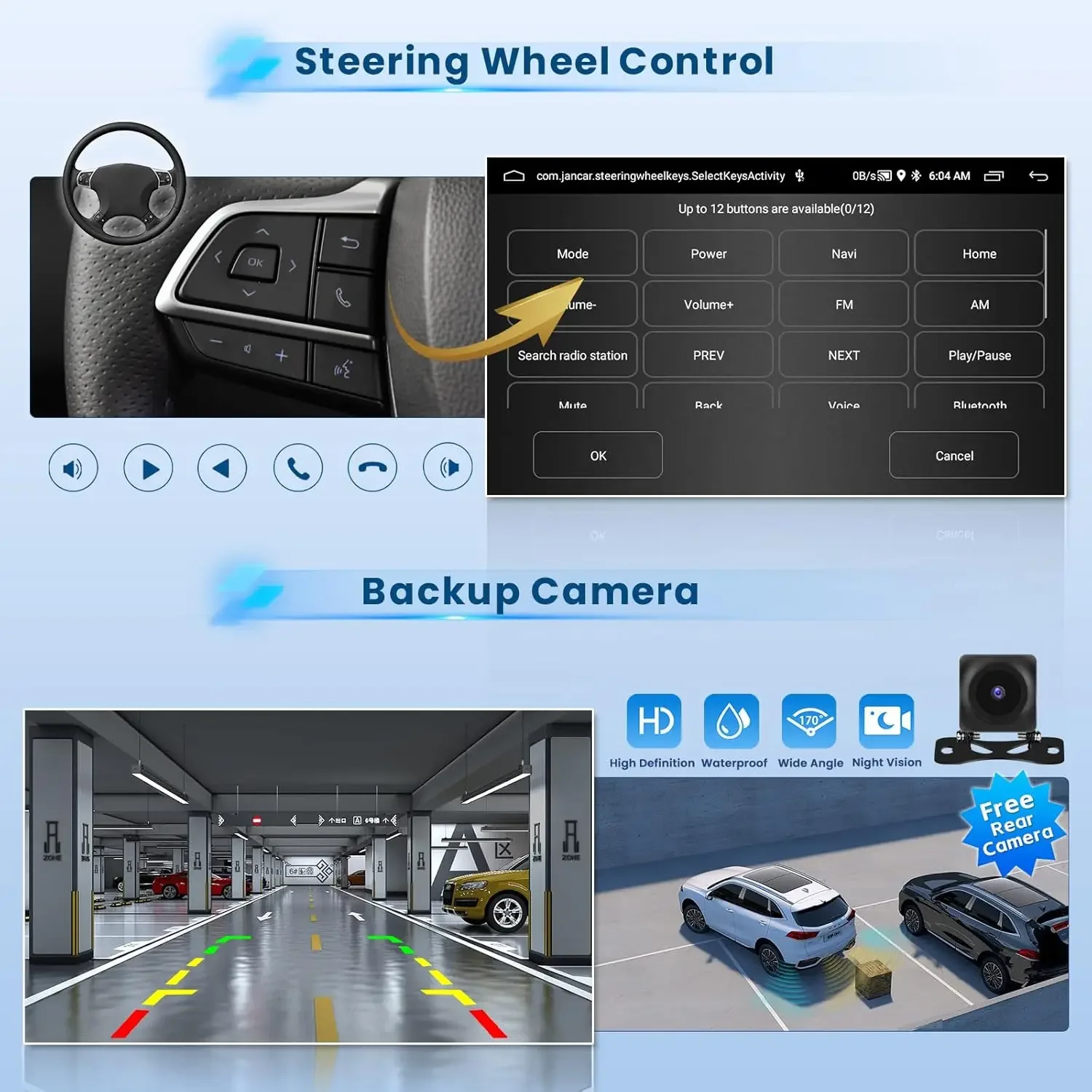 Android Car Radio Multimedia Player with Carplay and Android Auto