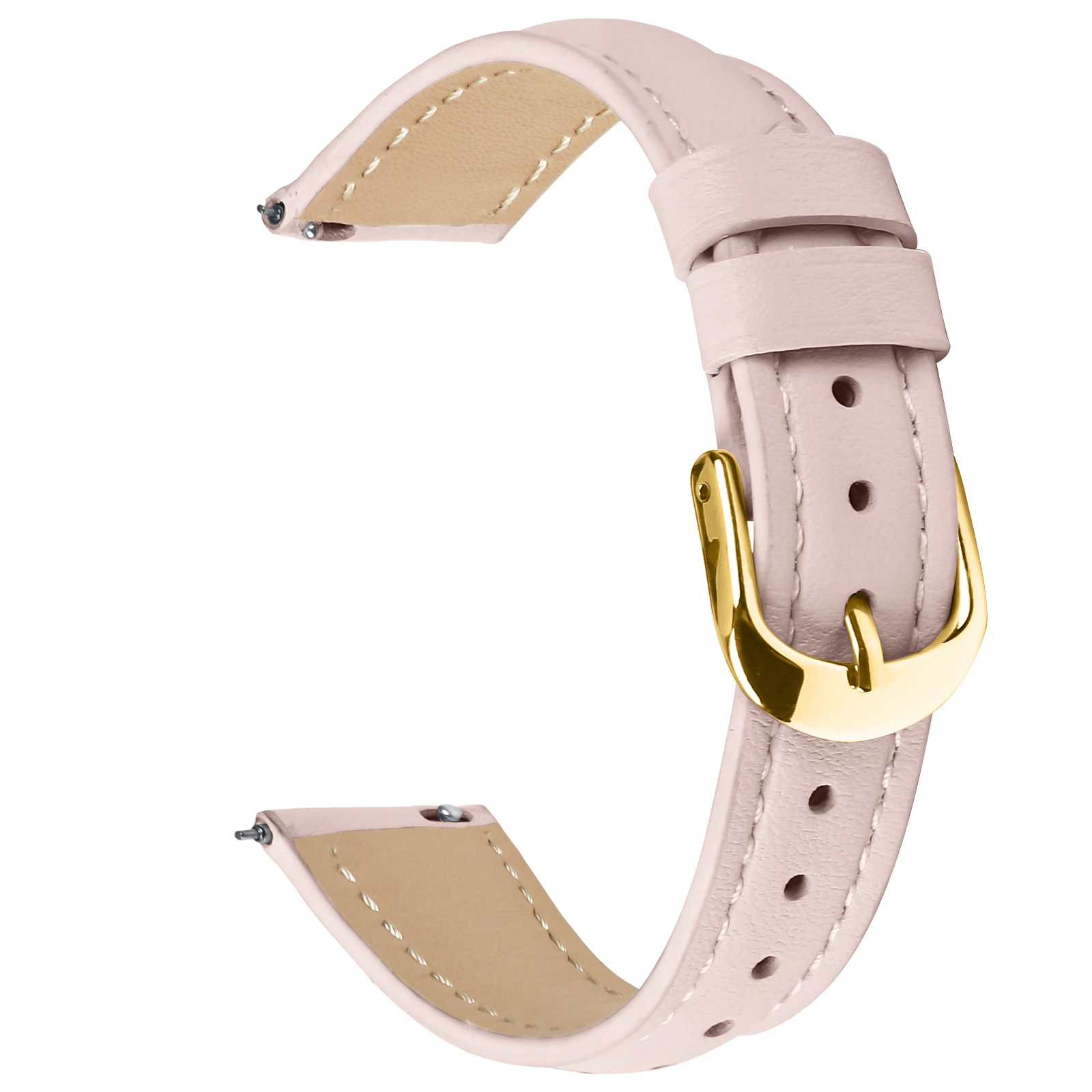 Leather Sport Band Replacement: Slim Adjustable Wristband for Business and Casual Wear
