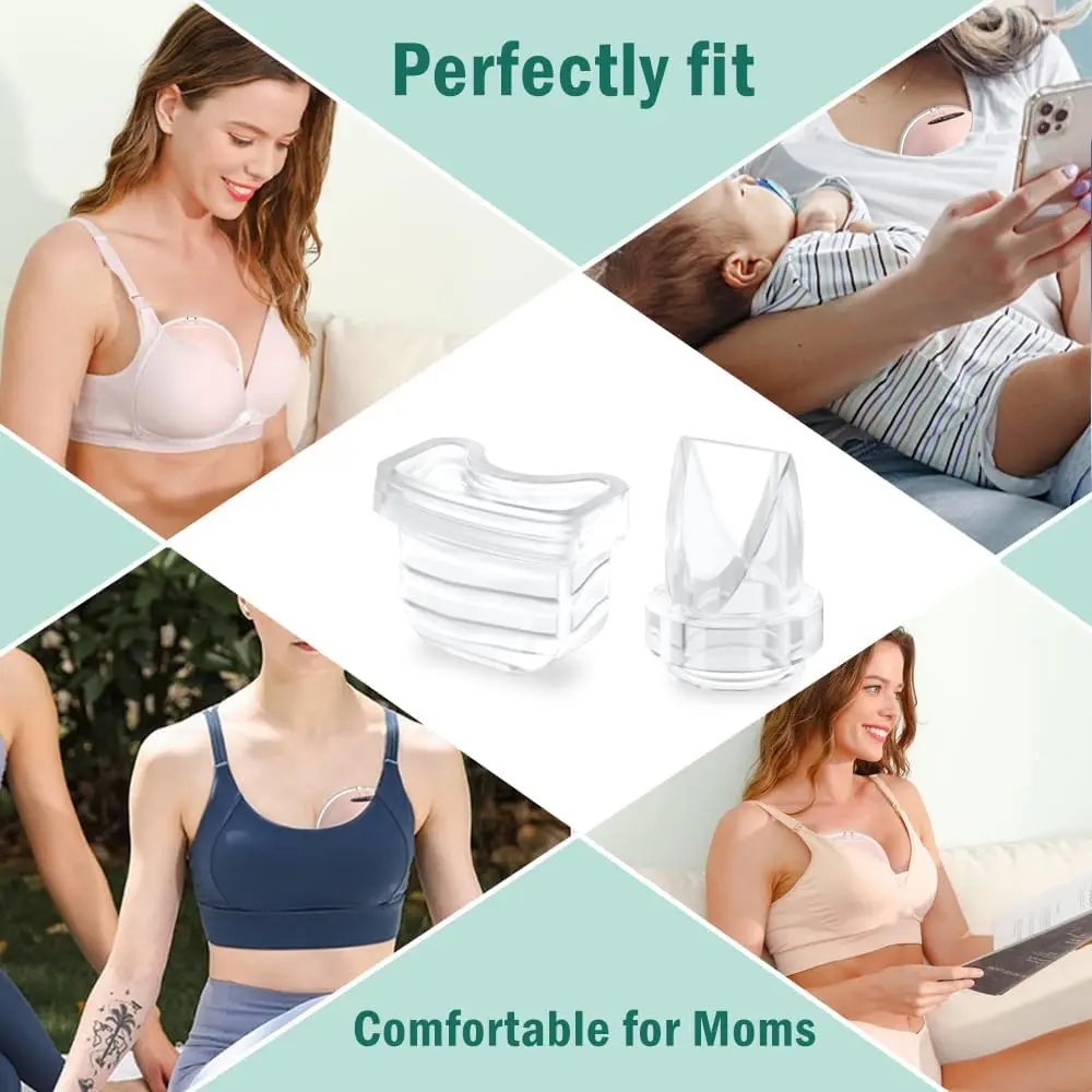 Duckbill Valves and Diaphragm Compatible with MomMed S21/S18,All S21 Wearable Breast Pump Parts, S21 Bresat Pump Replacement