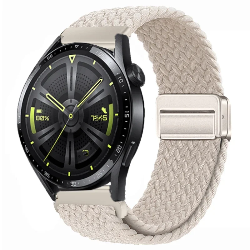 Nylon Braided Watch Strap - Durable Fabric Bracelet Wristband