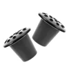 2 Pcs Worship Flower Arrangement Base Cemetery Vase Inserts Grave Holder Floral Hydroponics 5