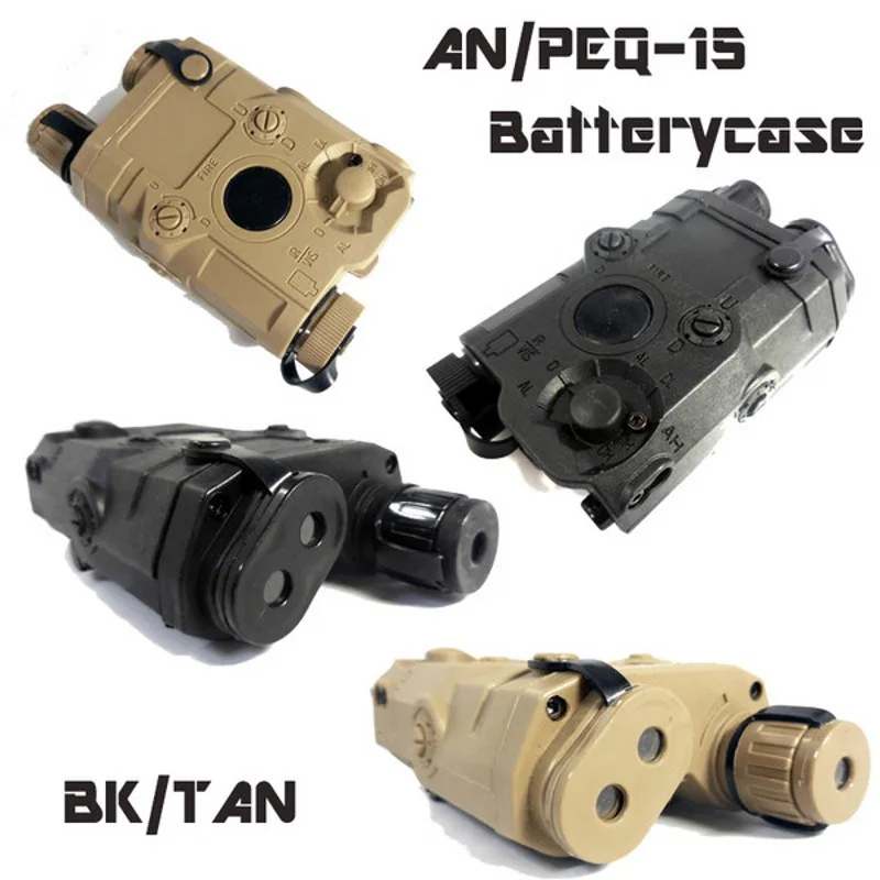 PEQ-15 Battery Box Dummy Tactical Airsoft PEQ 15 Battery Case Holder Military Hunting Accessories