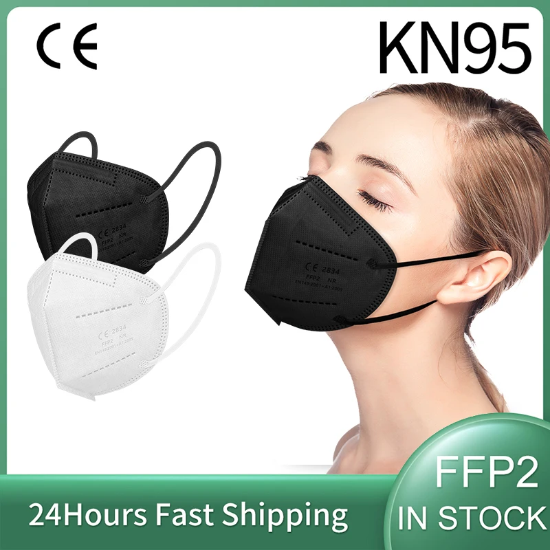 FFP2 защитные маски CE KN95 сертифицированные для лица 5-слойные многоразовые fpp2 Homologada