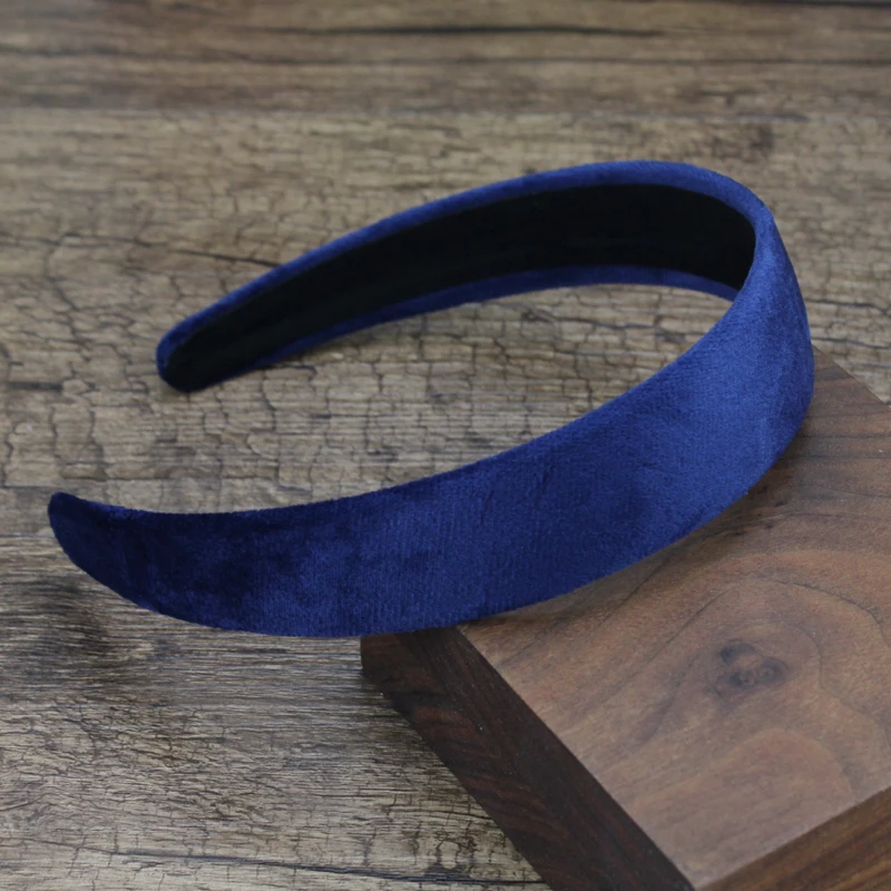 30mm Width Solid Color Hairbands Plain Velvet for Women Girls DIY Hair Accessories hair accessory