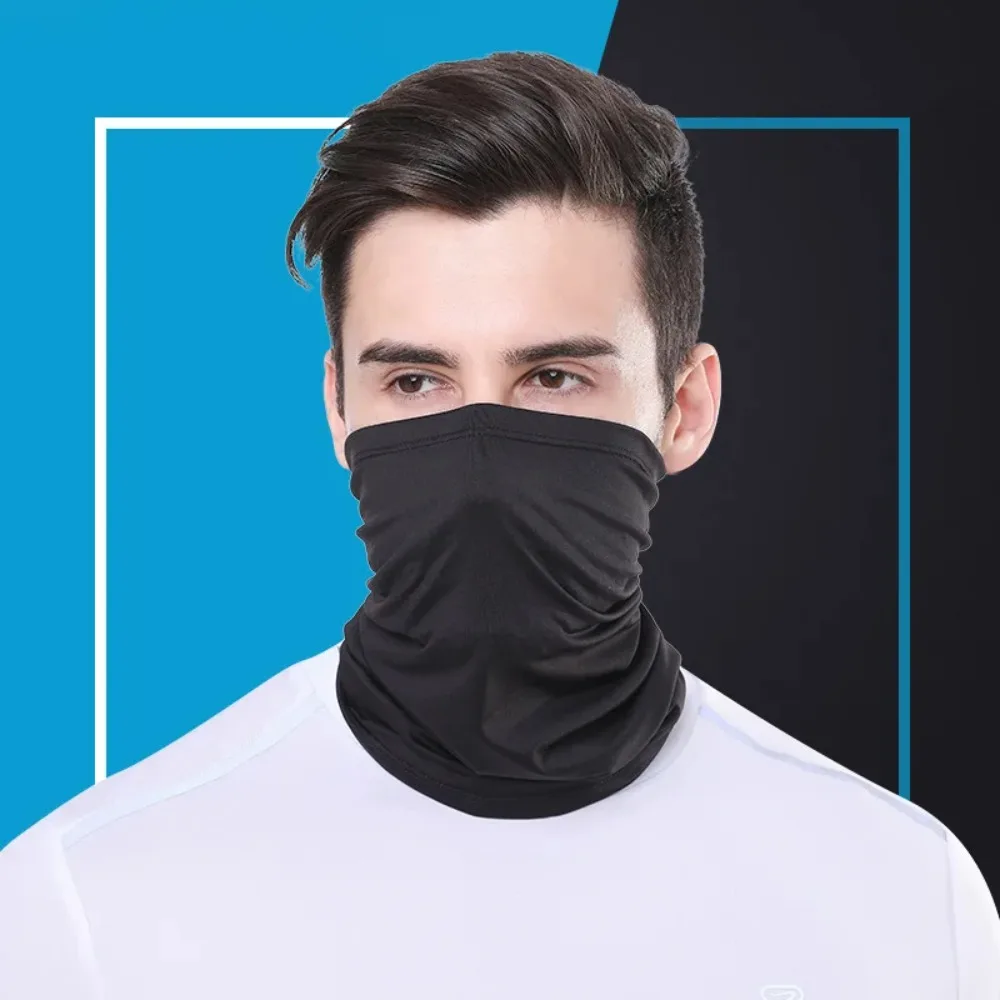 Multifunctional Ice Silk Scarf for Men & Women – Reusable Balaclava, Snood, Face Mask for Camping, Hiking, Motorcycling, Cycling