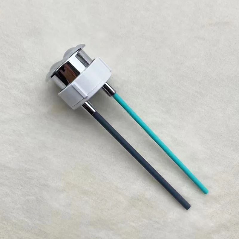 Toilet Accessories 38mm Toilet Double Flush Round Head Button Electroplated Water Tank Switch