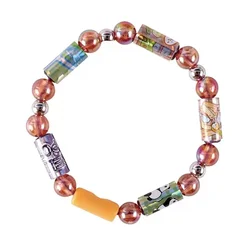 DIY Creative Sticker Bracelet Kit - Bead and Stationery Craft Set (Style 19)