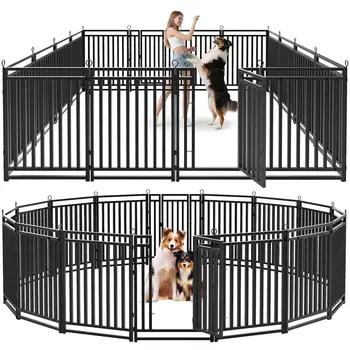 Indoor Outdoor Dog Playpen Fence 1