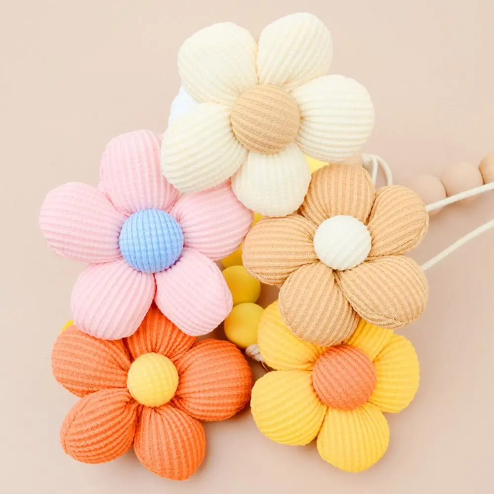 

Wood Flower Baby Pacifier Chain Cute Cartoon Adjustable Nipple Holder Clips Dummy Clips Teether Toys Straps Soother Holder Baby