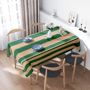 Waterproof Tablecloth Vintage Floral Dining Table Cover Washable Rectangle Table Linens Party Wedding Decor Kitchen Table Topper