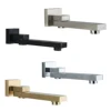 Free Shipping  Bathroom Brass Chrome/Black Bronze Shower Faucet Spout Wall Mounted Swive Bath Spout Bathroom Accessories 1
