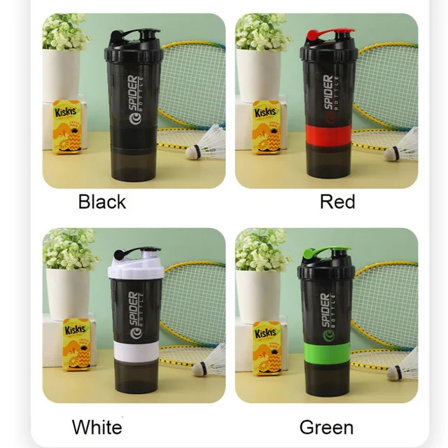 Creative Sports Shaker Cup Fitness Mixing Cup Fashion Trend Large Capacity Water Cup with Mixing Ball Convenient and Practical 5