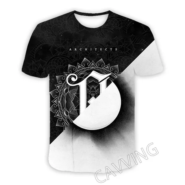 New Fashion Women/Men's 3D Print ARCHITECTS BAND Casual Tshirts Hip