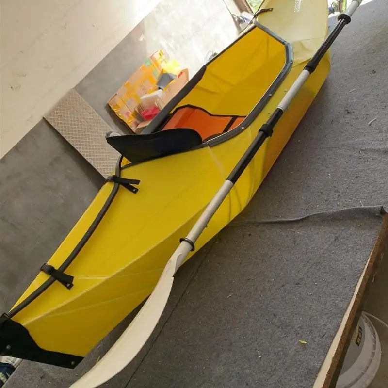 Floding Boat Folding boat kayak entry-level lightweight portable canoe fishing boat ...