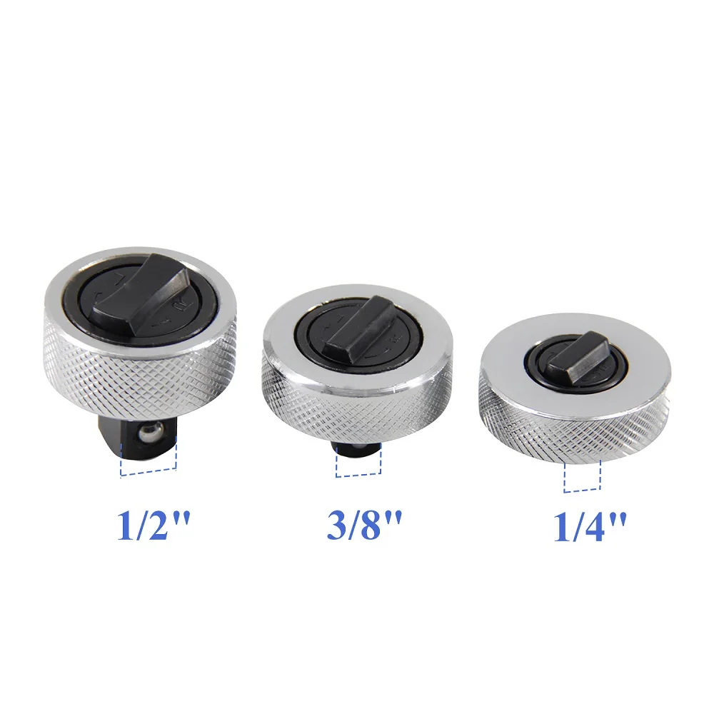 1 Pieces Mini Ratchet Socket Wrench Whole Steel Palm Ratchet Socket Finger Reversible Ratchet Handle 1/4" 3/8" 1/2" Drive 2
