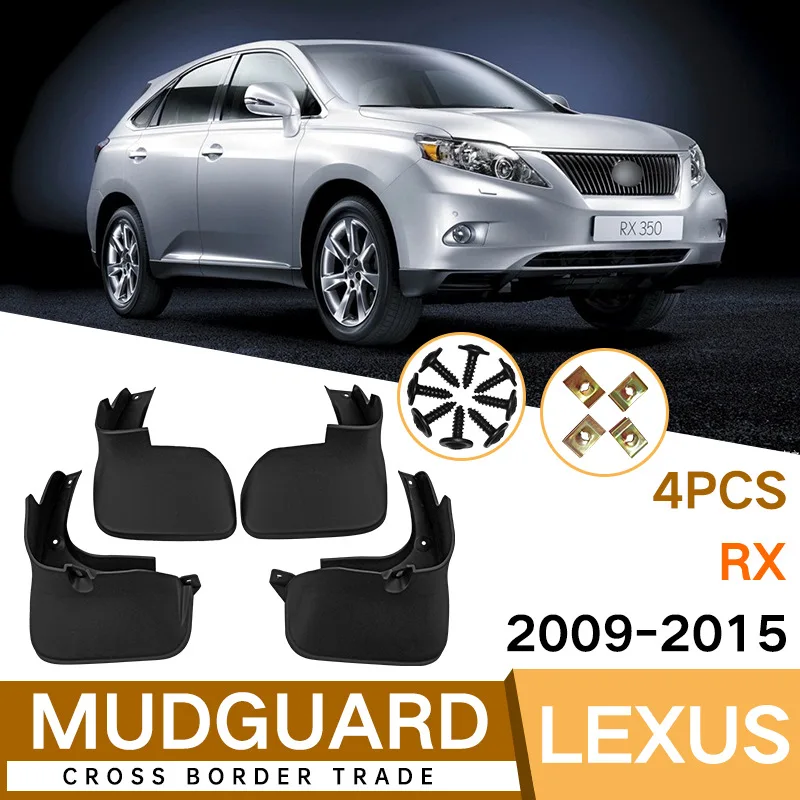 

Брызговики для Lexus RX 2009-2015, Автомобильные Брызговики, комплект деталей, передние и задние брызговики, автомобильные аксессуары