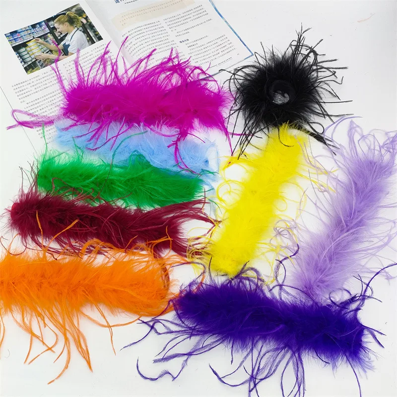 Stainless Steel Bracelet Metal Bracelet Women Ostrich Feather Wrap Bracelet Slap Anklet Fur Feather Cuffs Wrist Sleeve Hair Accessories