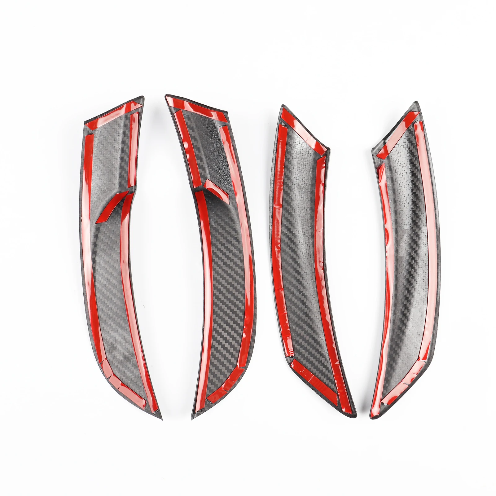 LHD RHD Real Carbon Fiber Rear Wheel Eyebrow Eyelid - Main Image