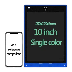 Colorful LCD Writing Tablet and Drawing Board for Kids - Creative Sketchpad and Magic Blackboard Toy Gift (10inch single colorE)