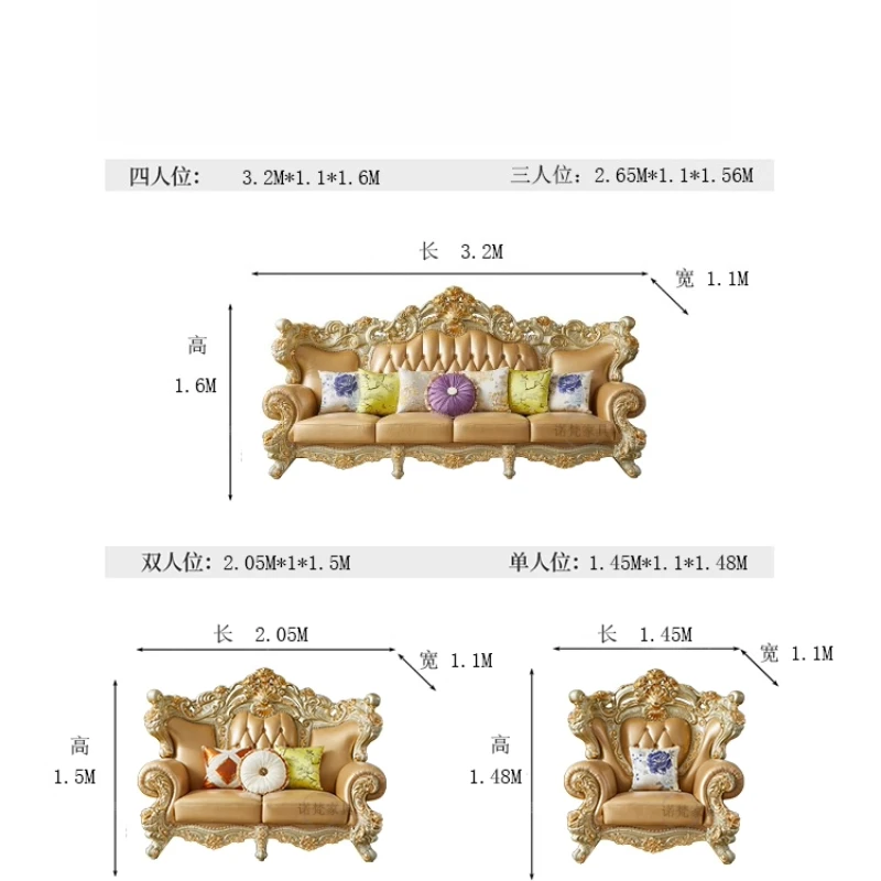 Divano reclinabile a 2 posti Lounge Designer europeo - immagine 5