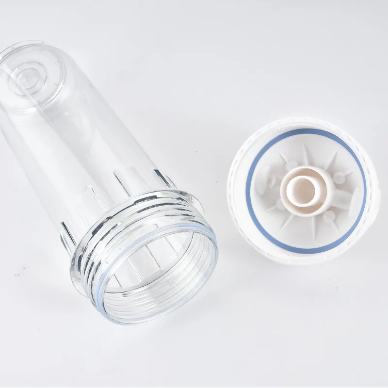 10inch Clear Filter Bottle Household Water Purifier White Filter Shell PET External Snap Bottle Water Dispenser Accessories