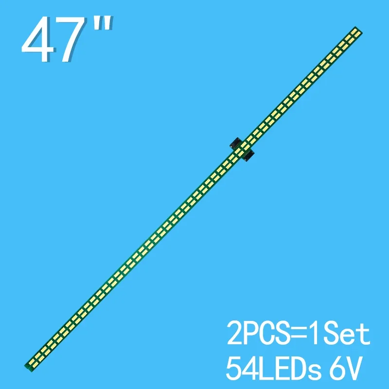 2pcs Led Tv Backlights Strip For LG 47inch 6922L-0021A 6916L-0823A 6916L-0824A 47LM6700-CE LG47LM761S 47E800A 47LA660S 47LA690S for lg 47lm6700 ce 6922l 0021a 6916l 0823a 6916l 0824a 52 1cm 54led 100%new