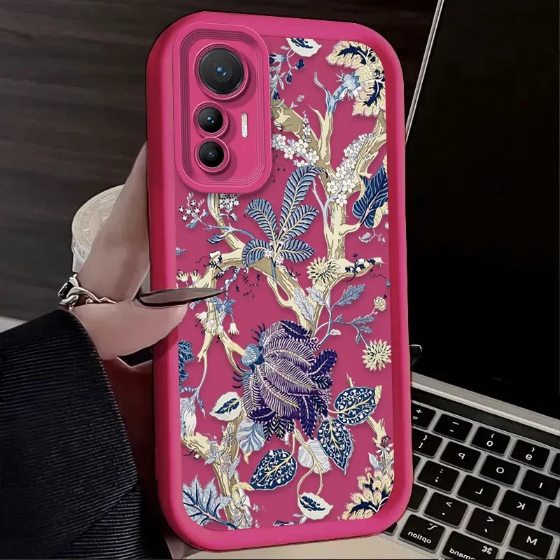 Chic Creative Floral Mushroom Phone Case