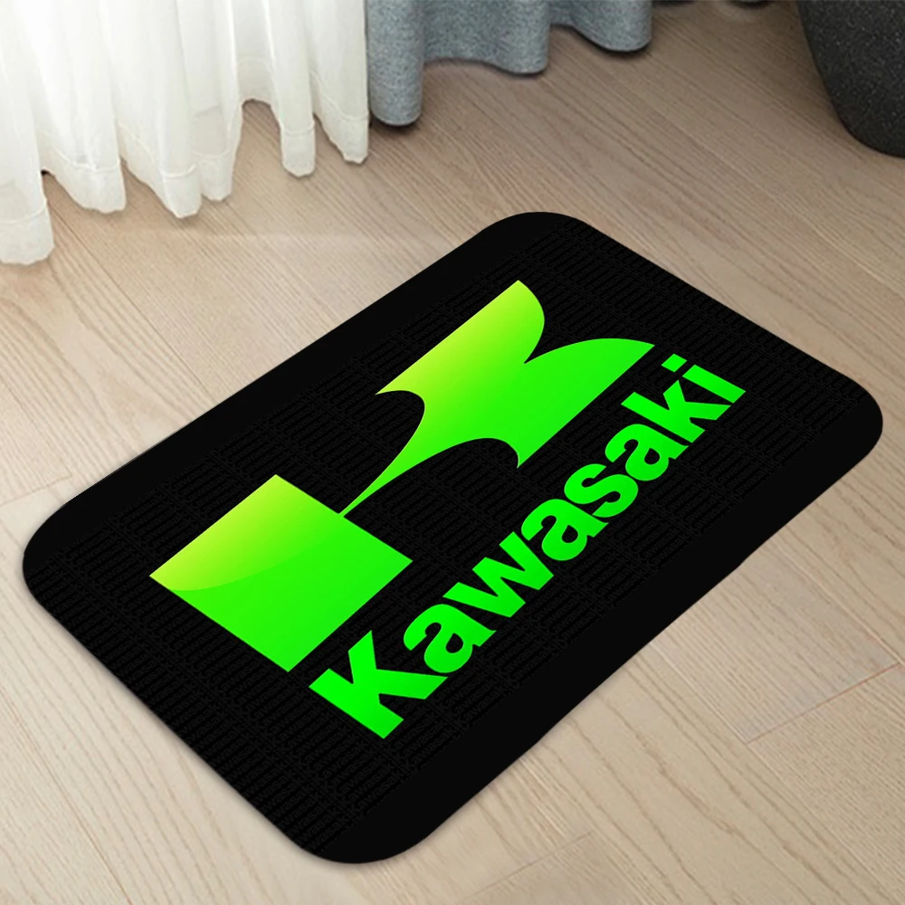 KawasakiMotorcycleDoormatsHomeCarpetEntranceDoorMatsModern
