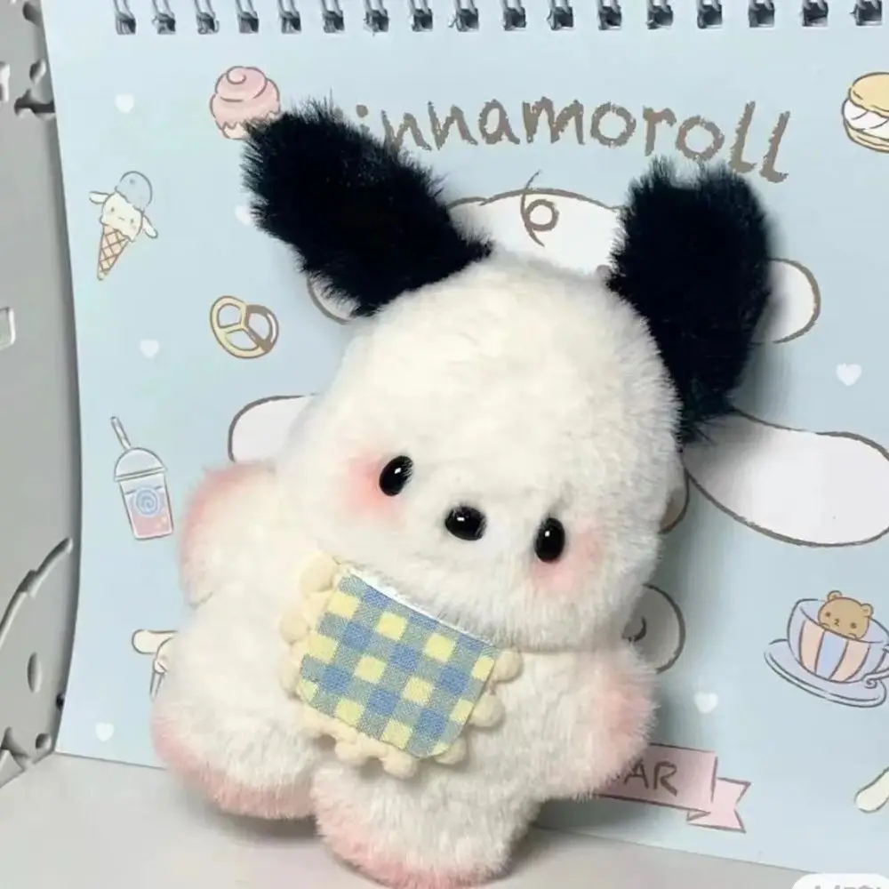 Sanrio Plush Pochacco Key Chain Cute Doll Girl Diy Plush Bag Pendant Kawaii Room Decoration Children Pillow Couple Gift 4