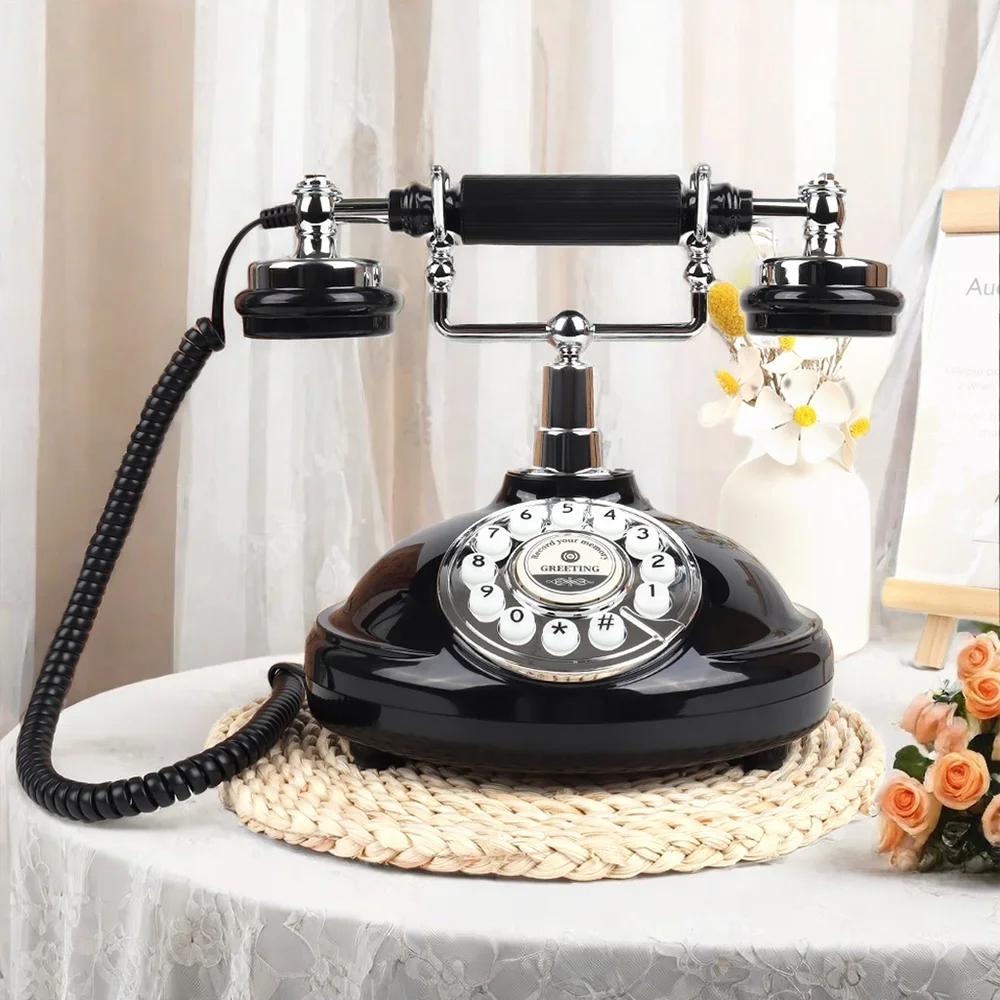 Audio Guest Book Wedding Phone Vintage Style Message Voicemail for Party Birthdays