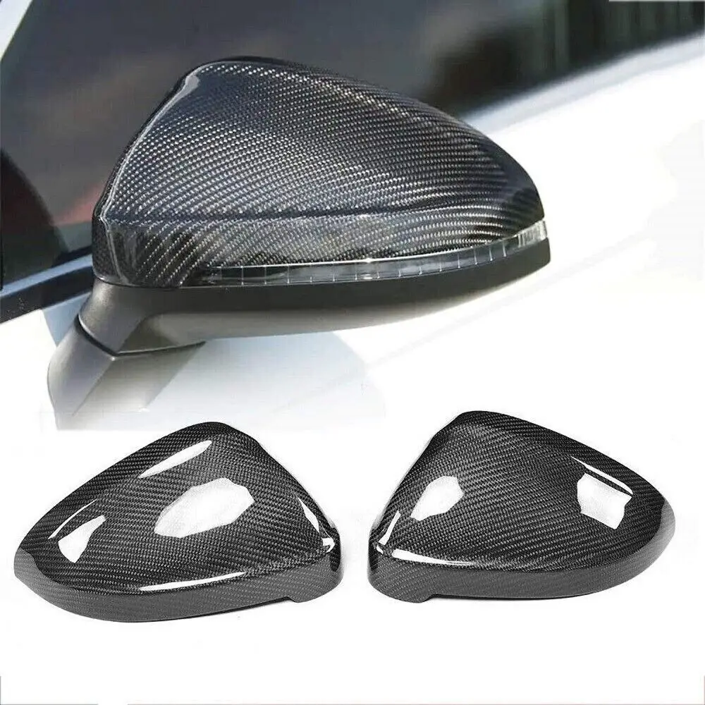 

Carbon Fiber Car Side Mirror Cover Caps for Audi A4 B9 S4 RS4 A5 RS5 2017-2021