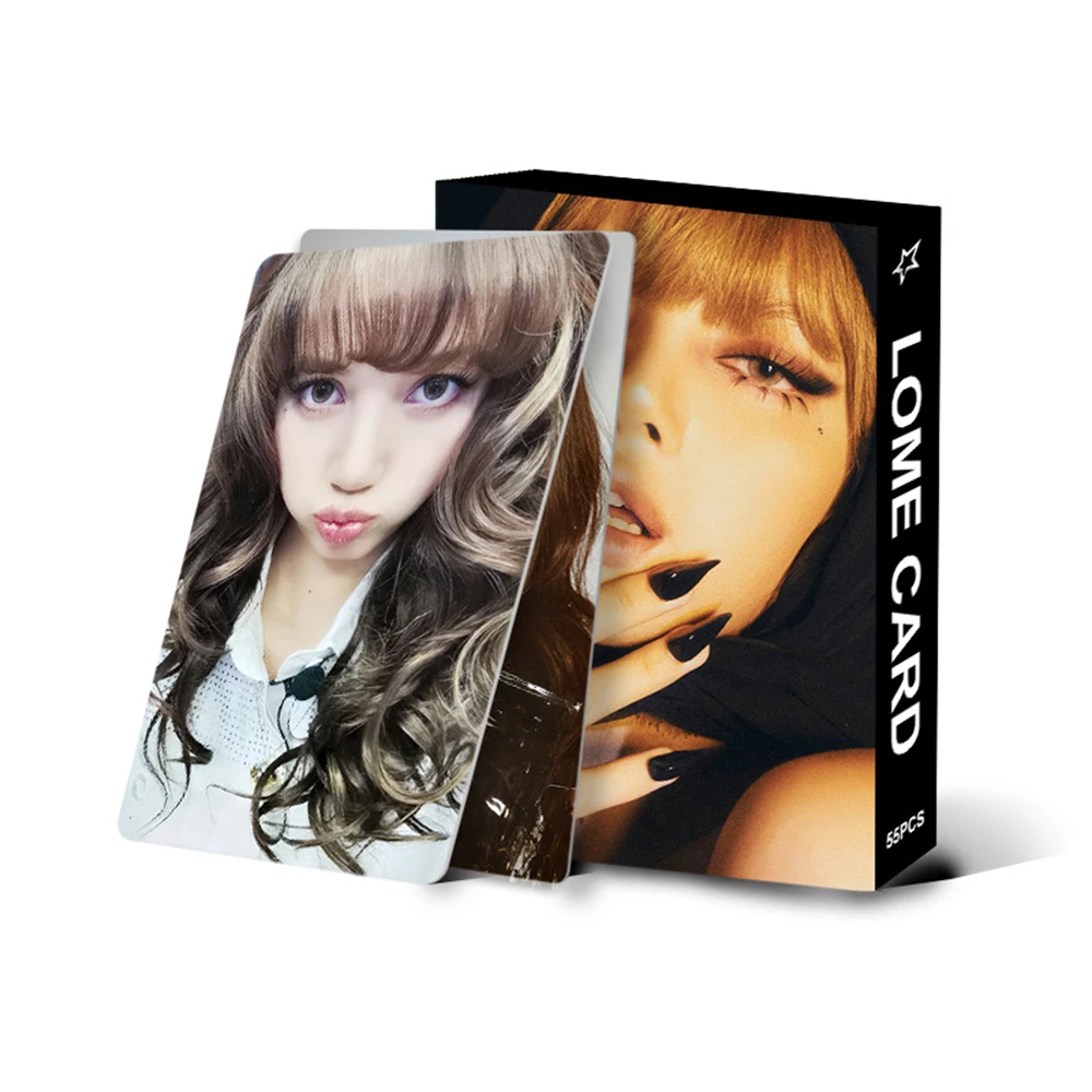 55Pcs/Set KPOP LISA New Album AlterEGO Lomo Cards LISA Fashion