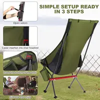 Outdoor Camping Ultralight Folding Chair Travel Chair Fishing BBQ Hiking Strong High Load 150kg Beach Oxford Cloth Fishing Chair 1