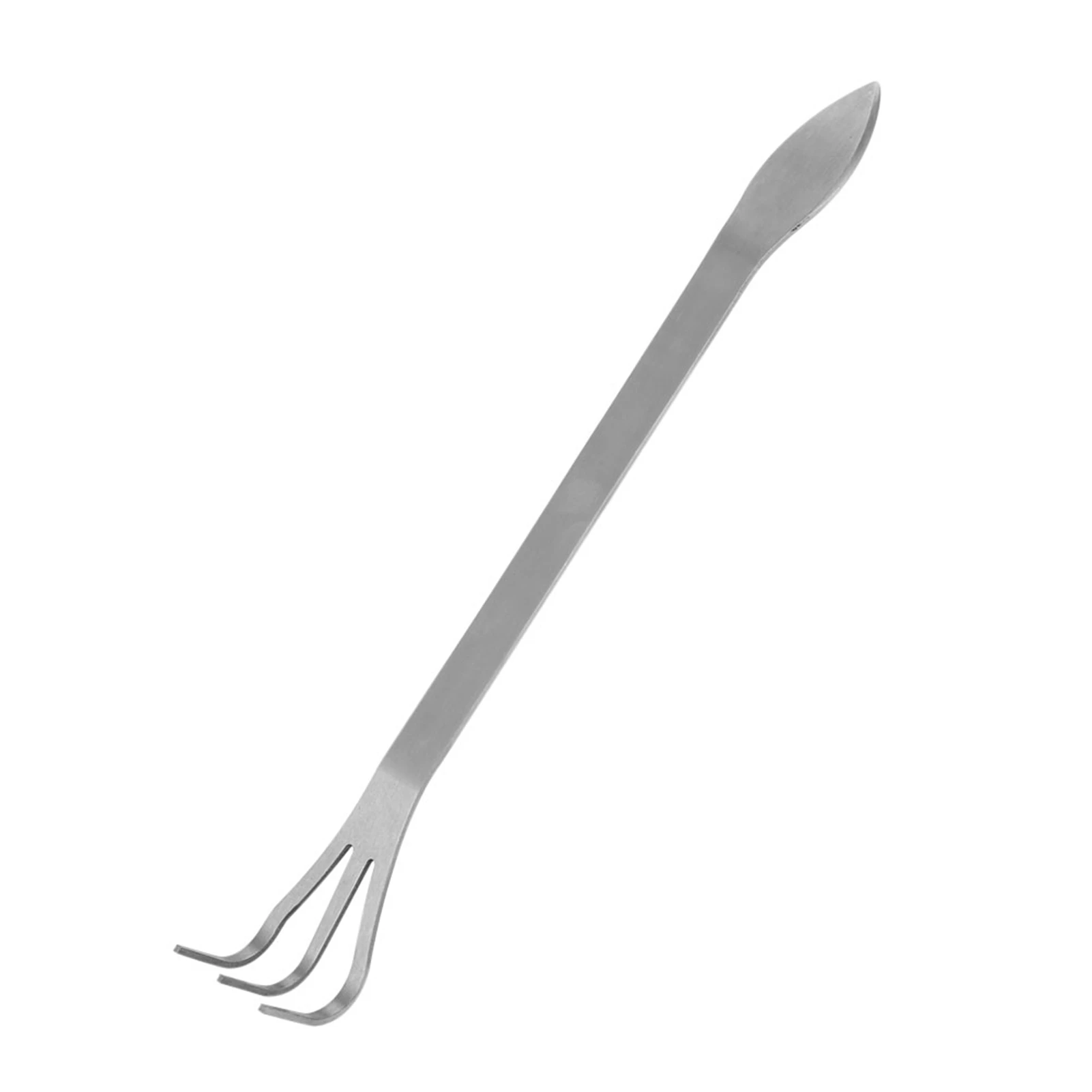 Description Picture 5 of itemBonsai Rake Rake Stainless Steel Root Rake Stainless Steel Root Rake 3-Prong Loosen Soil Bonsai Tree Tools with Ergonomic Handle