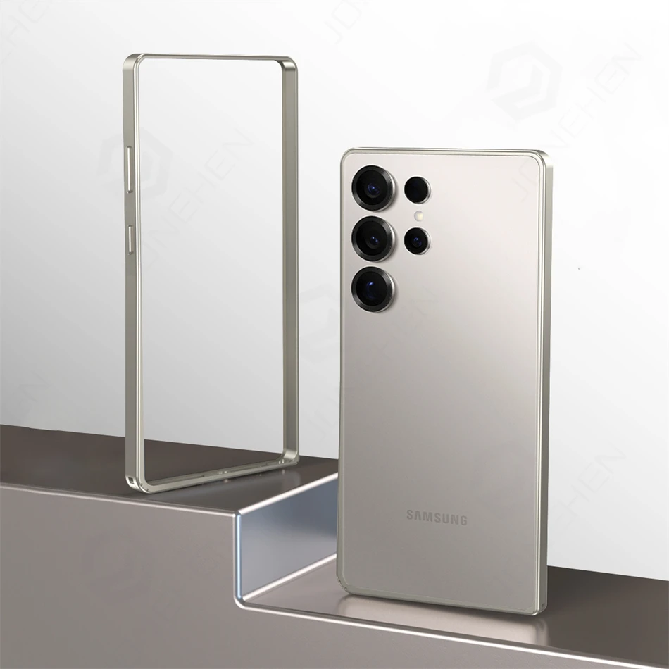 إطار معدني فاخر من الألومنيوم الخفيف لهاتف سامسونج...